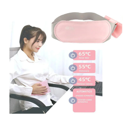 Aliviador Massageador Térmico para Cólicas Menstruais + Brindes