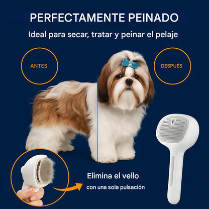Cepillo autolimpiable para mascotas Trendy Treasure™ para perros y gatos