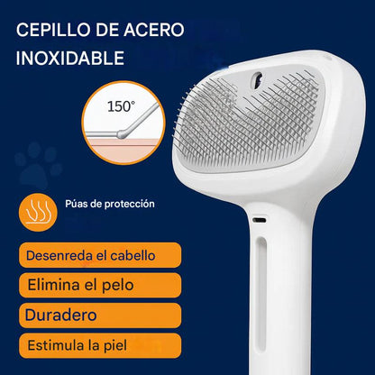 Cepillo autolimpiable para mascotas Trendy Treasure™ para perros y gatos