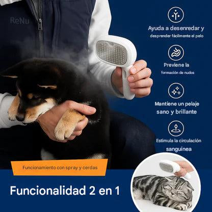 Cepillo autolimpiable para mascotas Trendy Treasure™ para perros y gatos